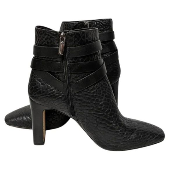 VINCE CAMUTO Sestina Pebbled Leather Booties 9 - Picture 5 of 10